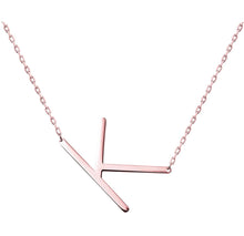 Load image into Gallery viewer, Stainless Steel Initial Letters Necklace