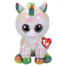 Load image into Gallery viewer, Beanie Boo Flippables Pixy White Unicorn,