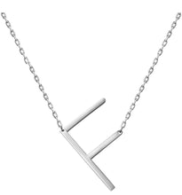 Load image into Gallery viewer, Stainless Steel Initial Letters Necklace