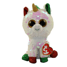 Load image into Gallery viewer, Beanie Boo Flippables Pixy White Unicorn,