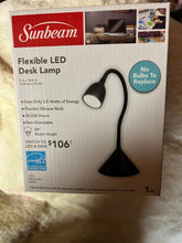 Load image into Gallery viewer, Sunbeam Flexible Neck Led Desk Lamp
