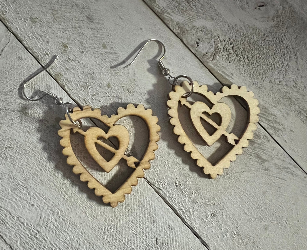 Wood Hearts