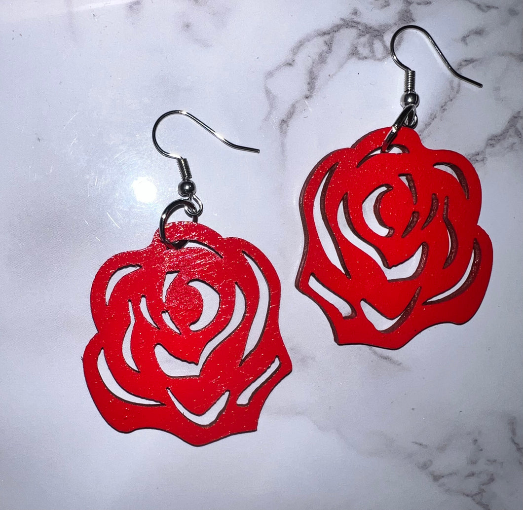 Rose Earrings