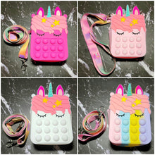 Load image into Gallery viewer, Unicorn Pop It Coin Purse
