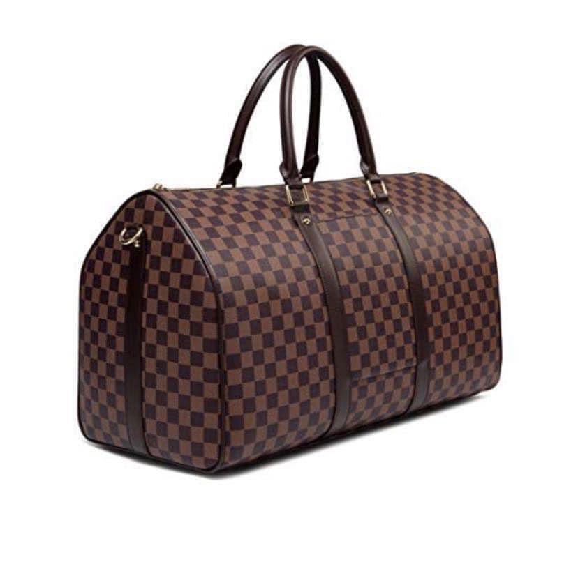 Checkered Weekender Tote