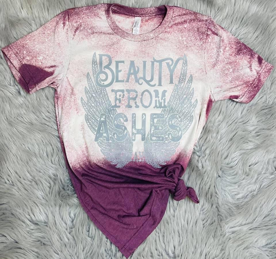 Beauty From Ashes - Bleached Tee