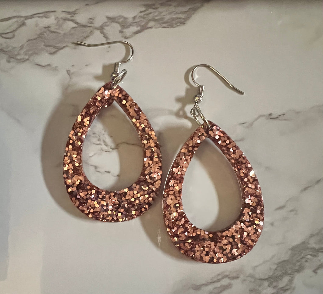 Rose Gold - Hollow Oval