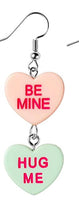 Load image into Gallery viewer, Double Conversation Heart Earrings
