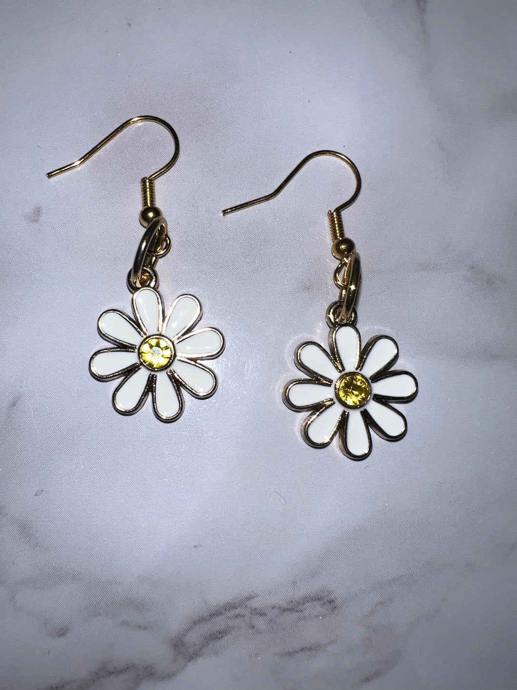 Metal Flower Dangles