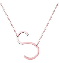 Load image into Gallery viewer, Stainless Steel Initial Letters Necklace
