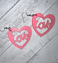 Load image into Gallery viewer, Wooden Love ❤️ Earrings
