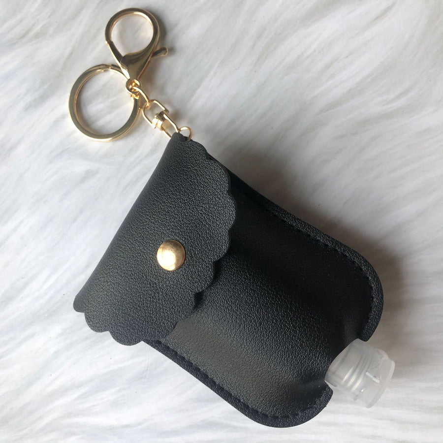 Vegan Leather Hand Sanitizer Caddy