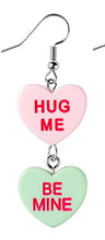 Load image into Gallery viewer, Double Conversation Heart Earrings
